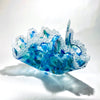 Doroni Lang - Glass- Sea Splash Sculpture - 8" high by 12" wide