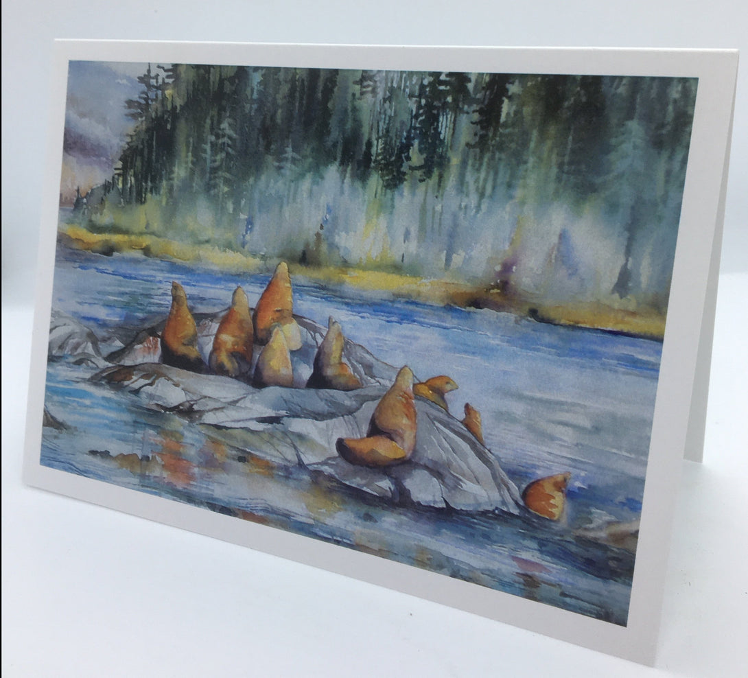Kimberly Miller - Card - Bathing Beauties by Kimberley Miller - McMillan Arts Centre - Vancouver Island Art Gallery