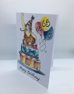 Carla Flegel - Birthday Card - ‚Äú65 Happy Birthday"