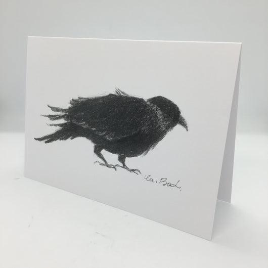 Muriel Bush - Card - Crazy Crow Series #4 - Muriel Bush - McMillan Arts Centre - MAC Box Office - Vancouver Island Art Gallery
