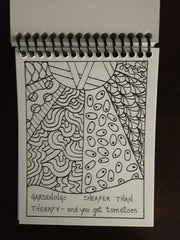Load image into Gallery viewer, Erinlea Light - Zentangle colouring book &quot;Weedless Wisdom&quot; - Erinlea Light - Zentangle - McMillan Arts Centre &amp; MAC Box Office
