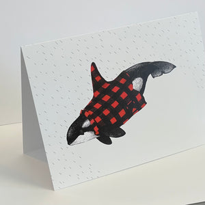 Natasha Van Netten - Card - "Wet Coast Orca"