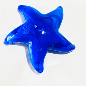 Robert Held - Blown Glass Starfish opaque blue by Robert Held - McMillan Arts Centre - Vancouver Island Art Gallery