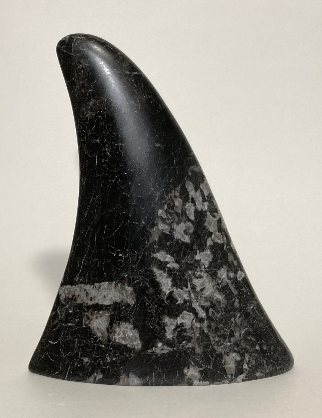 Ian Howie - Carving - Dorsal fin -large - Marble