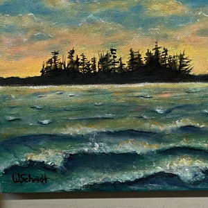 Wendy Schmidt - Oil Painting - "Chesterman Beach #3, Tofino" 10" x 8"