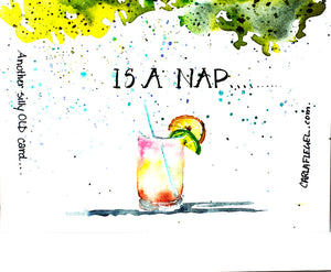 Carla Flegel - Birthday Card - ‚Äú80 when happy hour is a nap"