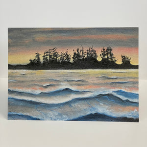 Wendy Schmidt - Card - "Chestermans Beach #4 - Tofino, BC