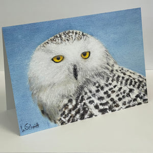Wendy Schmidt - Card - "The Snowy Look"  Snowy Owl