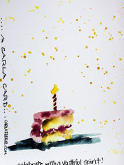 Load image into Gallery viewer, Carla Flegel - Birthday Card - ‚Äú65 Happy Birthday&quot; - Carla Flegel - Card - McMillan Arts Centre &amp; MAC Box Office
