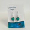 Lynn Orriss - Earrings - Carved turquoise ball