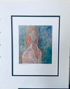 Carla Weaver - Print - Meditating Woman - white matted  16" x 20"