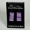 Robert Cerins - Earrings - Purple - Rectangle