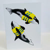 Natasha Van Netten - Card - "Orca" - Life Preserver series