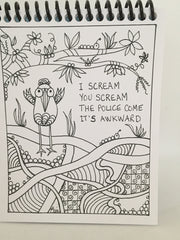 Load image into Gallery viewer, Erinlea Light - Zentangle colouring book "Unflappable Wisdom (Fowl)" - Erinlea Light - Zentangle - McMillan Arts Centre &amp; MAC Box Office