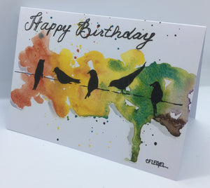Carla Flegel - Birthday Card - "Happy Birthday ... you ole'bird"