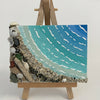 Jan Myers - Mixed Media - Beach Scene 4" x 3" - Magnet