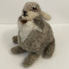 Kate Beauregard -Felted gray chubby bunny, XL