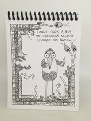 Load image into Gallery viewer, Erinlea Light - Zentangle colouring book "Unflappable Wisdom (Fowl)" - Erinlea Light - Zentangle - McMillan Arts Centre &amp; MAC Box Office
