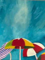 Load image into Gallery viewer, Carla Weaver - Oil Painting - &quot;Community&quot; 10&quot; x 10&quot; - Carla Weaver - Painting - McMillan Arts Centre &amp; MAC Box Office
