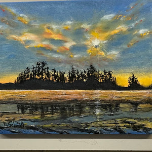 Wendy Schmidt - Oil Painting - "Chesterman Beach #1, Tofino" 10" x 8"