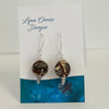 Lynn Orriss - Earrings - Brown & beige, medium ball