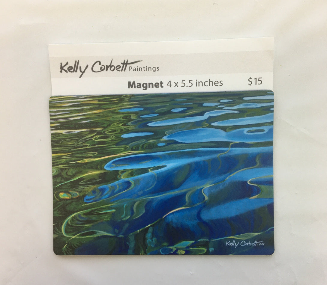 Kelly Corbett - Magnet - Water Surface - Kelly Corbett - McMillan Arts Centre Gallery, Gift Shop and Box Office - Vancouver Island Art Gallery
