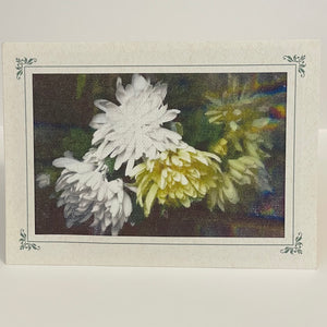 Penny Marshall - Card-  "Chrysanthemums"
