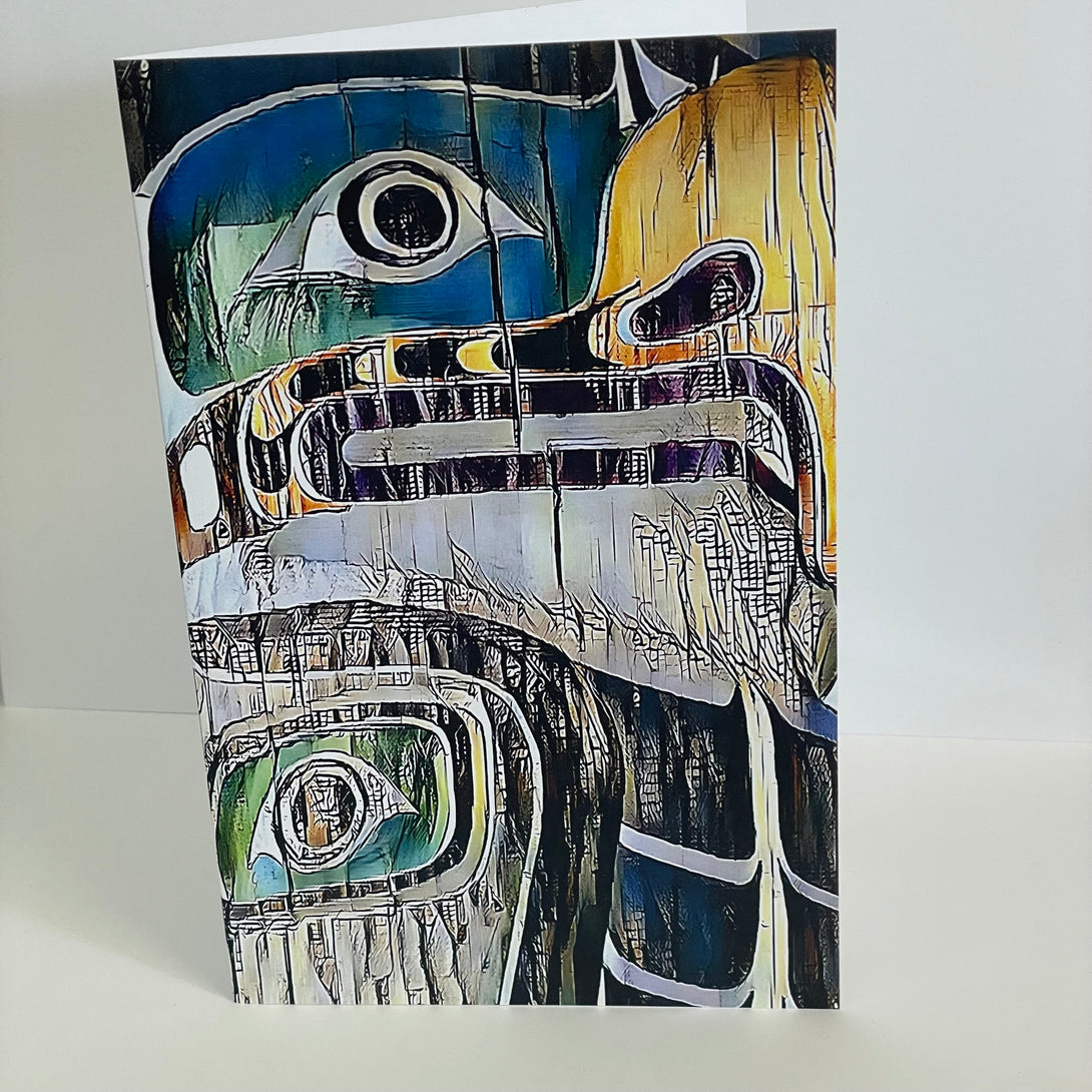 Gerald Fuller - Card - Eagles by Gerald Fuller - McMillan Arts Centre - Vancouver Island Art Gallery