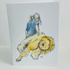 Bruce Suelzle - Card - Girl with her Lion