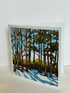 Joanne Ayley - Card - "Winter Wood"