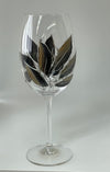 Lori Schiersmann - Wine Glass  - black/gold/silver