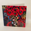 Jennifer McIntyre - Card - Poppies in floral vase