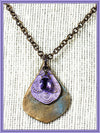Alasha Lantinga - Necklace - "Siona" medium, lavender with lavender quartz