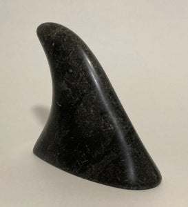 Ian Howie - Carving - Dorsal fin-small - Marble by Ian Howie - McMillan Arts Centre - Vancouver Island Art Gallery