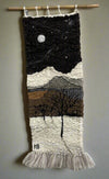 Kate Beauregard - Fibre Art - Weaving "Winter Moon"
