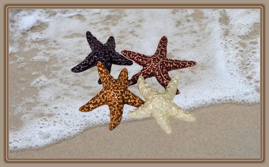 Ponderosa Designs - Pottery - Sea Star ornament, 2.7