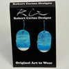 Robert Cerins - Earrings - Blue - Oval