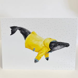 Natasha Van Netten - Card - "Wet Coast Humpback Whale"