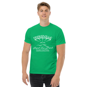 Rock the Park 2024 - Unisex Commemorative T-Shirts by Parksville Outdoor Theatre - McMillan Arts Centre - Vancouver Island Art Gallery